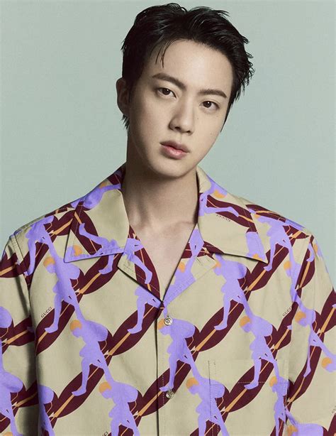 BTS’s Jin Attends Gucci’s Spring